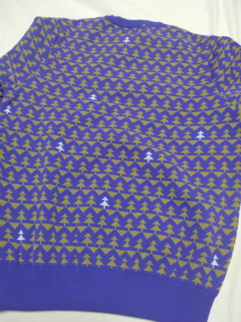 5サイズL ジャックバニー ゴルフウェア 新品 メンズ ジャガード セーター