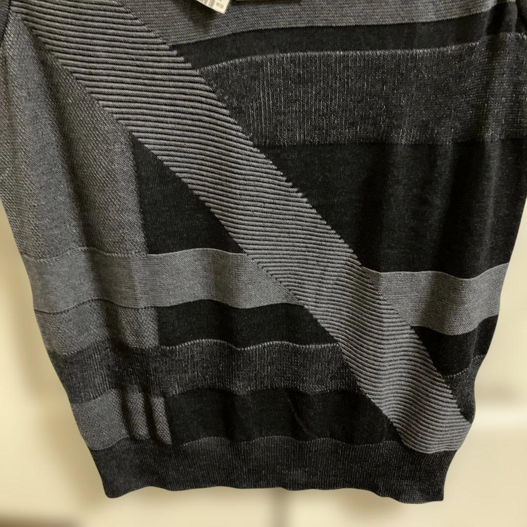 新品未使用　  メンズ ベスト M ブラック系