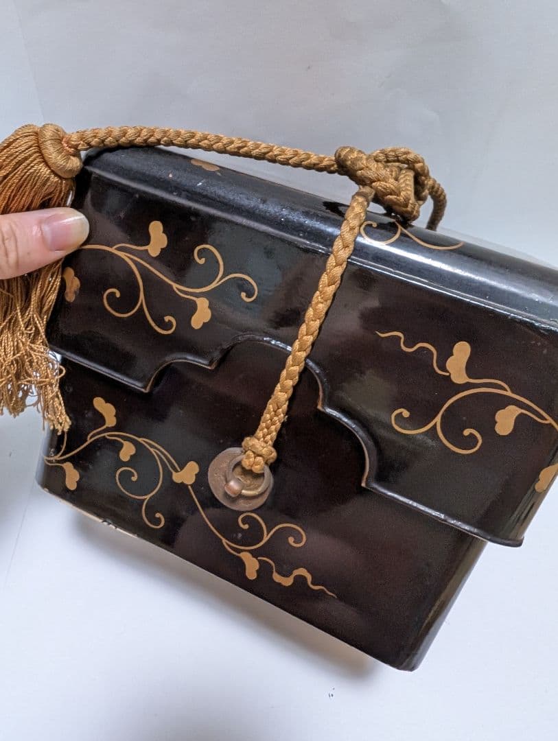 【骨董品】蒔絵手箱