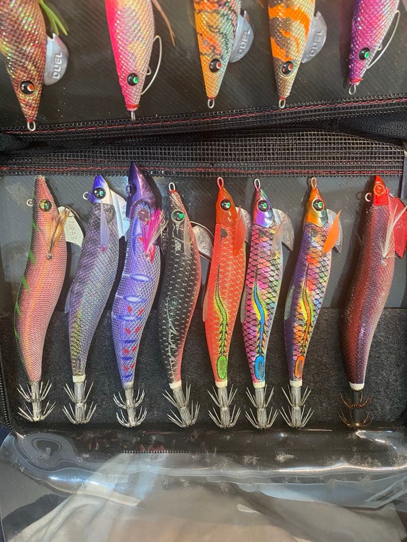 エギ 収納ケース　エギ28個セット　エギ王　パタパタ　ティップラン