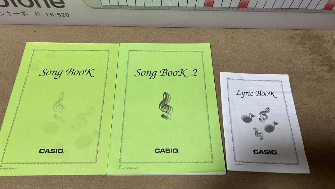 カシオ　光ナビゲーションキーボード　LK-520