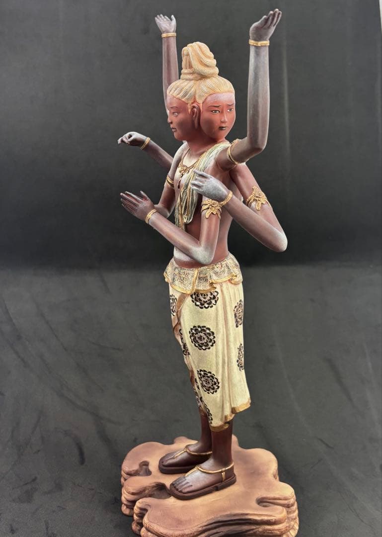 イスム スタンダード 30cm阿修羅 仏像 ポリストーン　美品