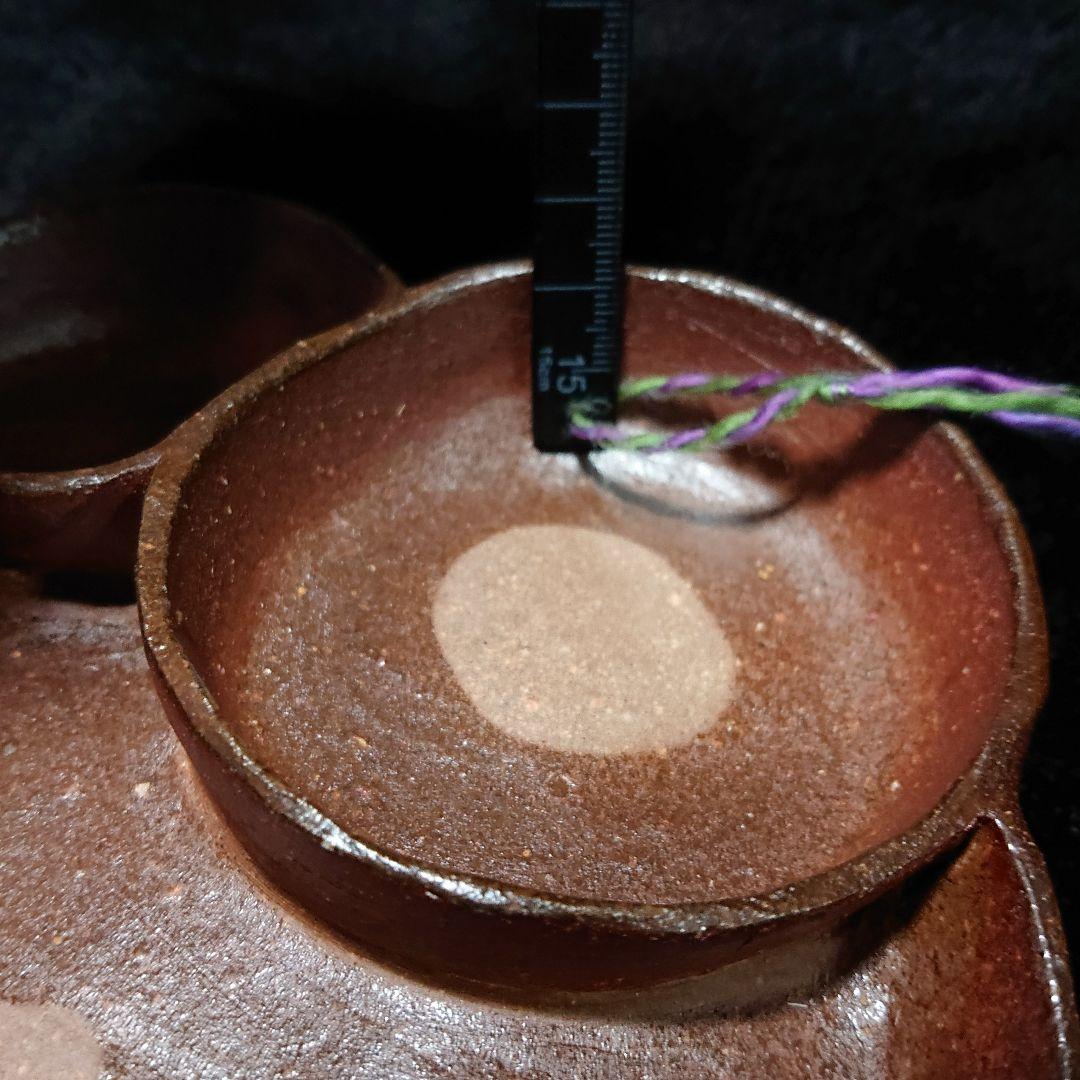 【2324】.プレートセット…備前焼