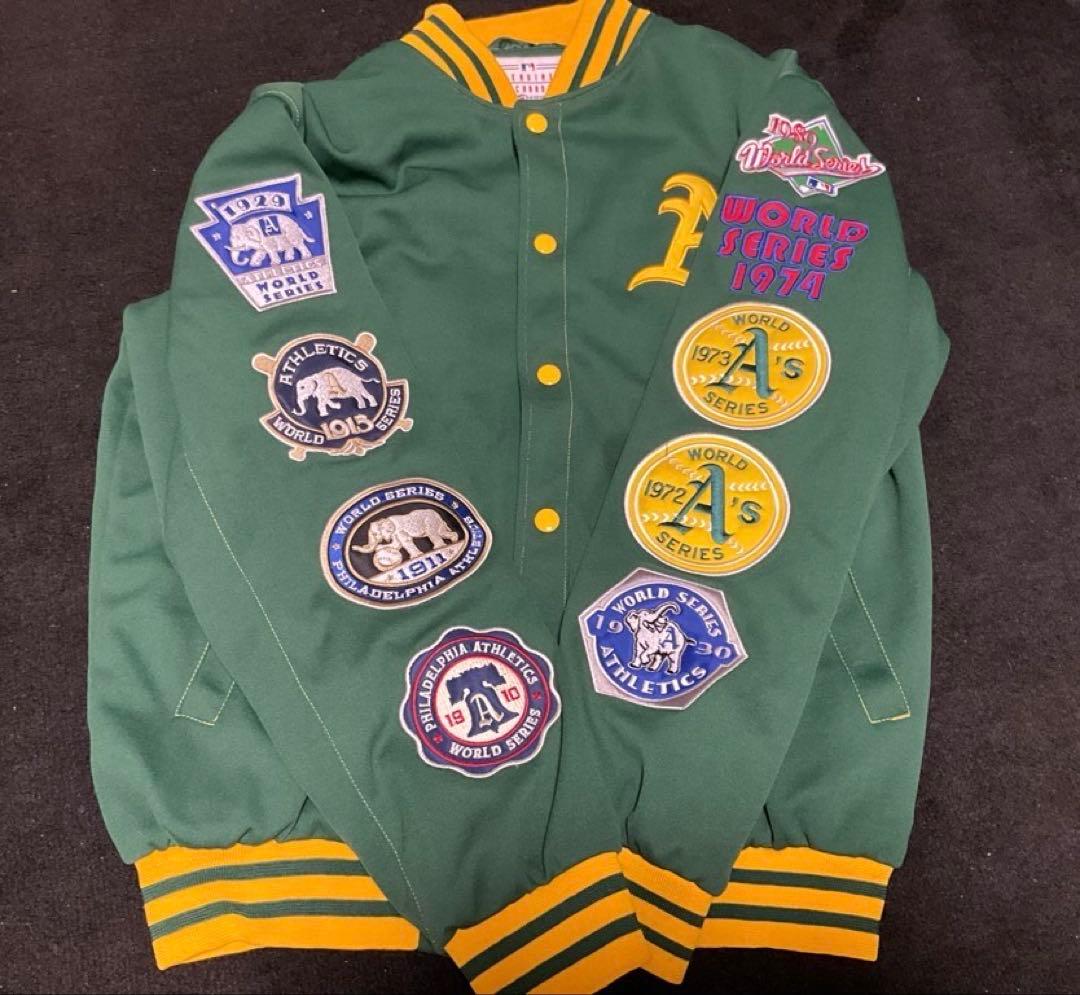 A's ワールドシリーズチャンピオン ボンバージャケット