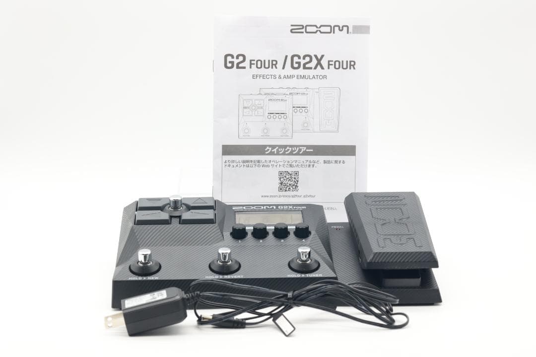 【4048】ZOOM G2X FOUR ギターマルチエフェクター ペダル付き