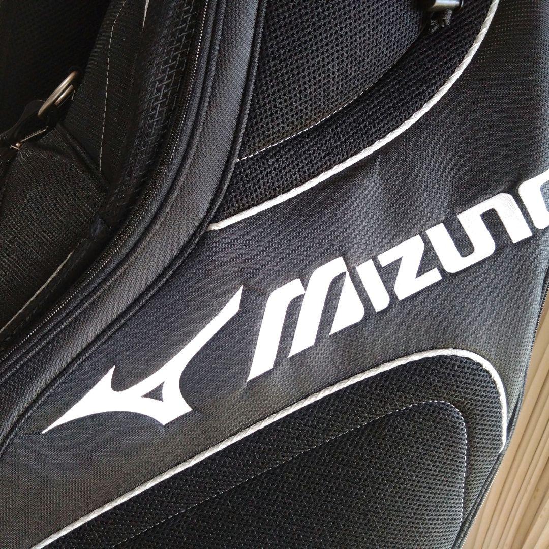 【新品】Mizuno ブラック キャディバッグ
