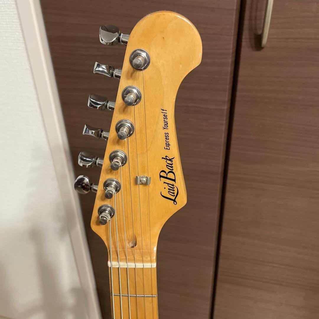 LiadBack ストラトキャスター ショートスケール ブラック ケース付き