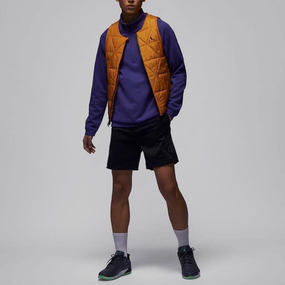 新品 ジョーダン スポーツ ゴルフ ベスト デザート オークル ブラック L