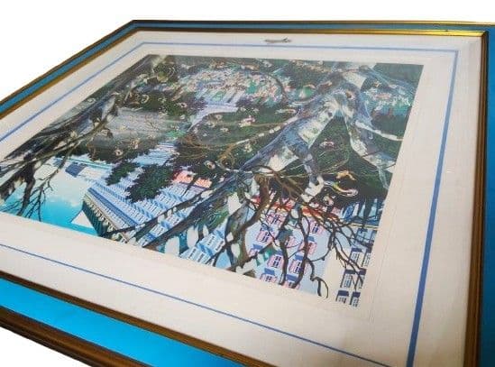 引き取り限定 ヒロヤマガタ シルクスクリーン 子供達の音楽会 山形博導