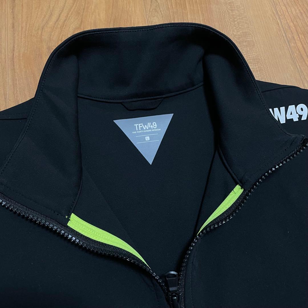 定価4.5万TFW49 マルチブルゾン ブラック　L ジャージ　ゴルフ