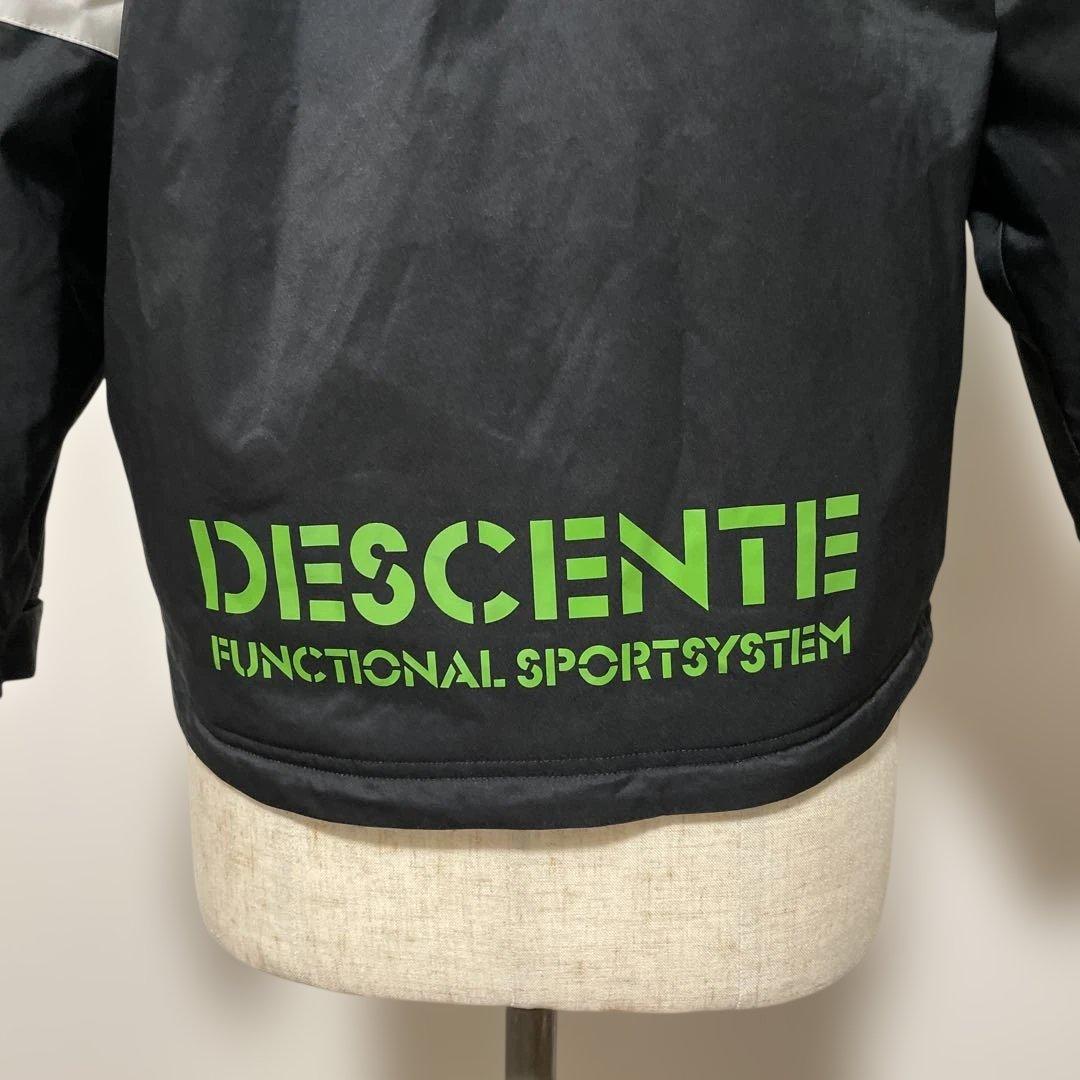 DESCENTE 子供用スキーウェア　上下セット　ライムグリーン&ブラック