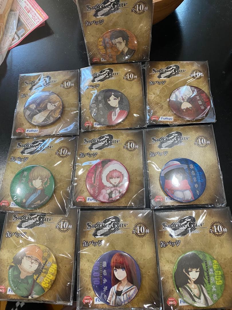 STEINS;GATE 0 プライズ　缶バッジ　10種コンプ