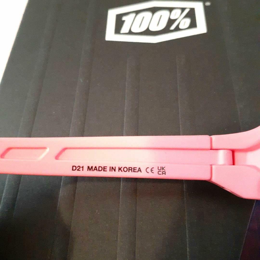 ほり 100% S3 ネオンピンク パープルミラーレンズ ワンハンドレッド