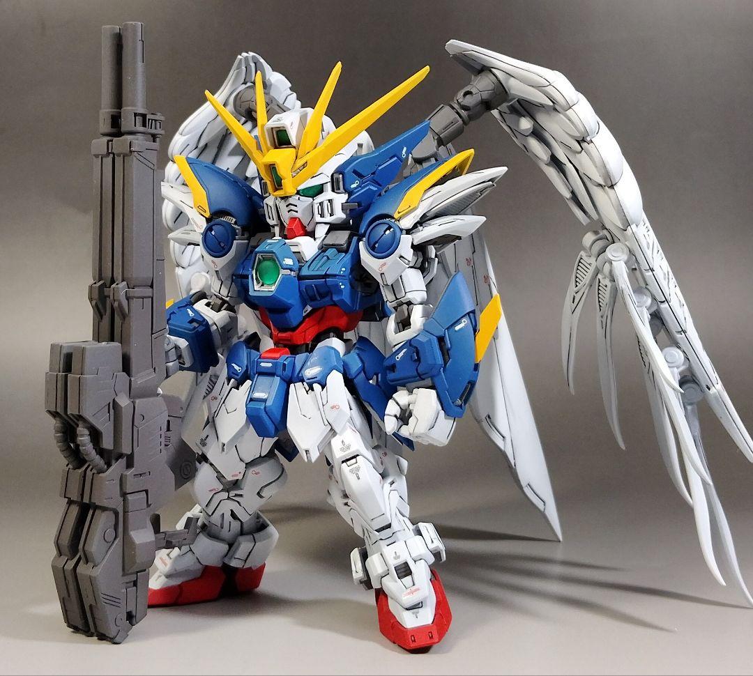 MGSD ウイングガンダムゼロ EW 改修 全塗装 完成品 ヒイロ・ユイ