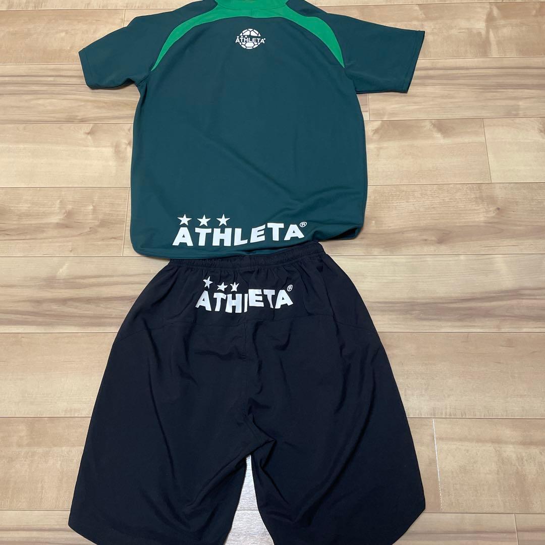 ATHLETA サッカーウェア セットアップ　グリーン