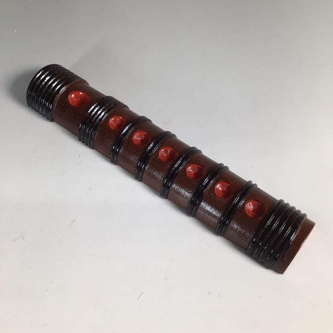 Ｎ５２０　N373 2点‼️『高橋正良作』『内金塗』『笛香合』　共箱　茶道具