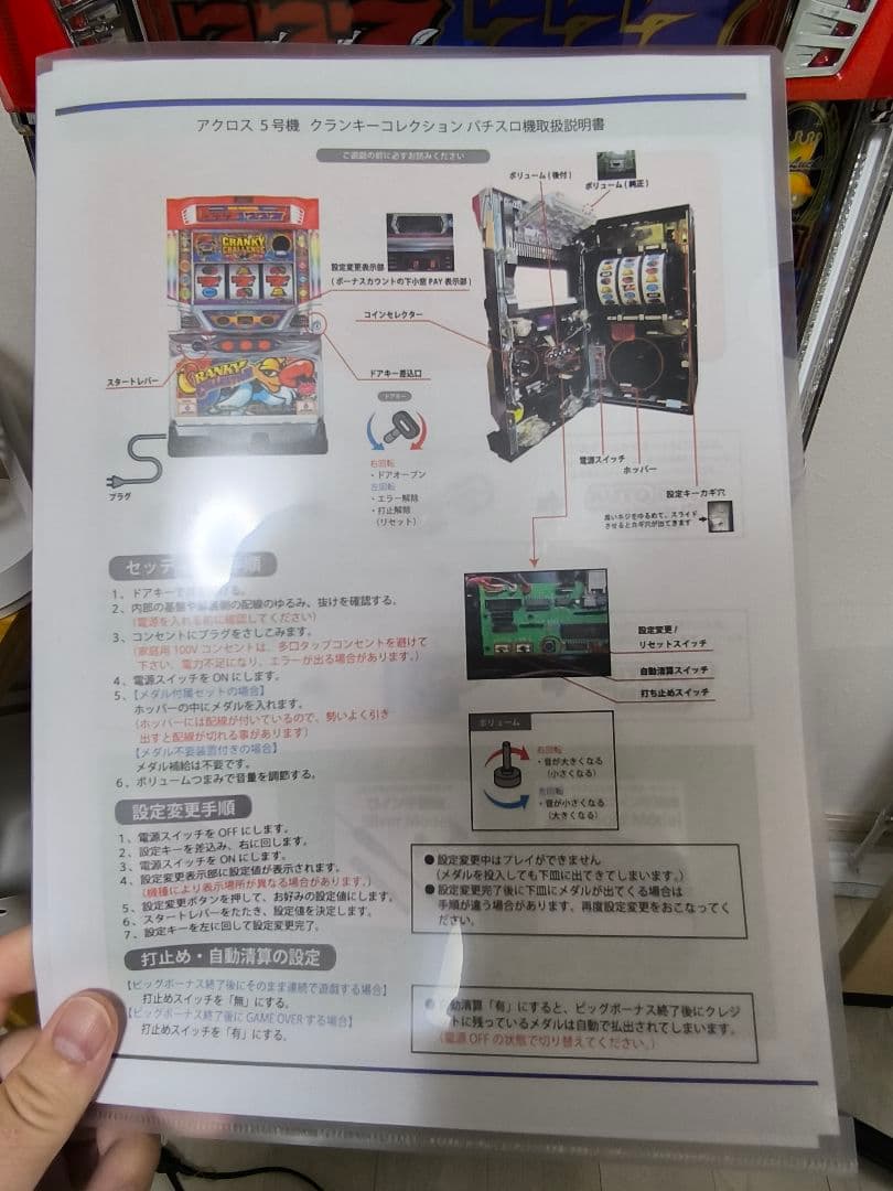 アクロス クランキーコレクション【不要機付】パチスロ実機スロット