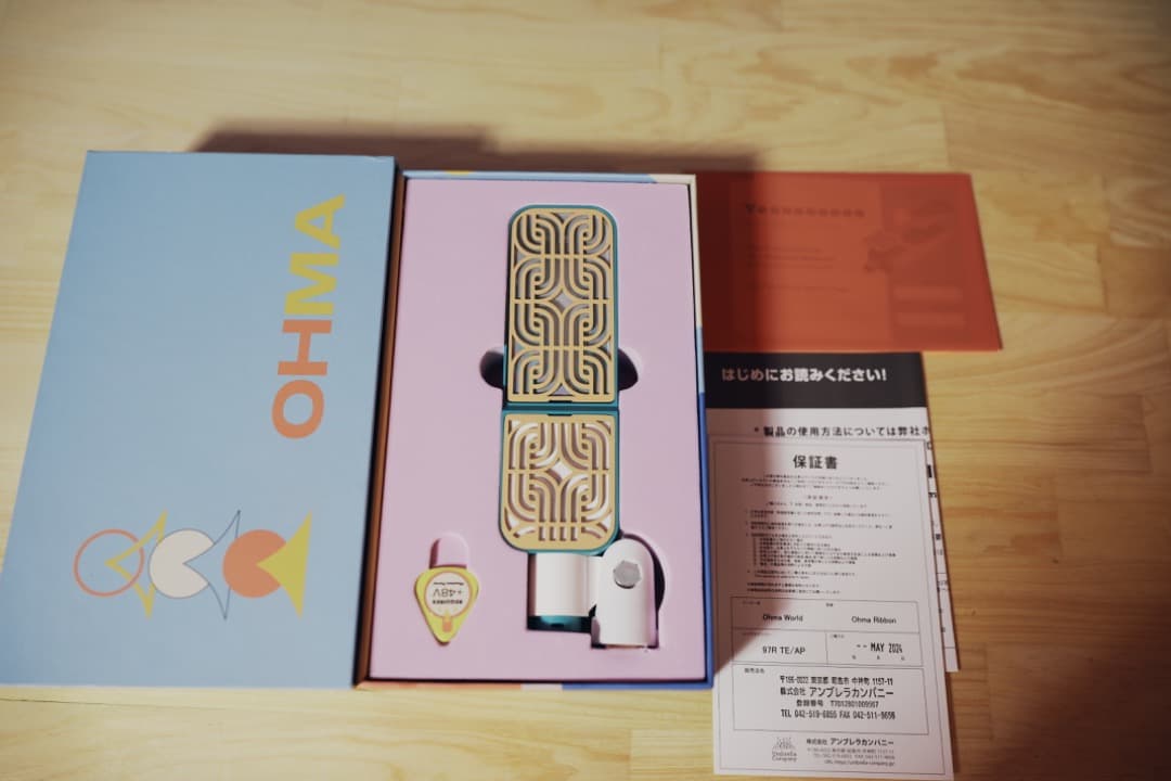 新品同様 Ohma Ribbon アクティブリボンマイク