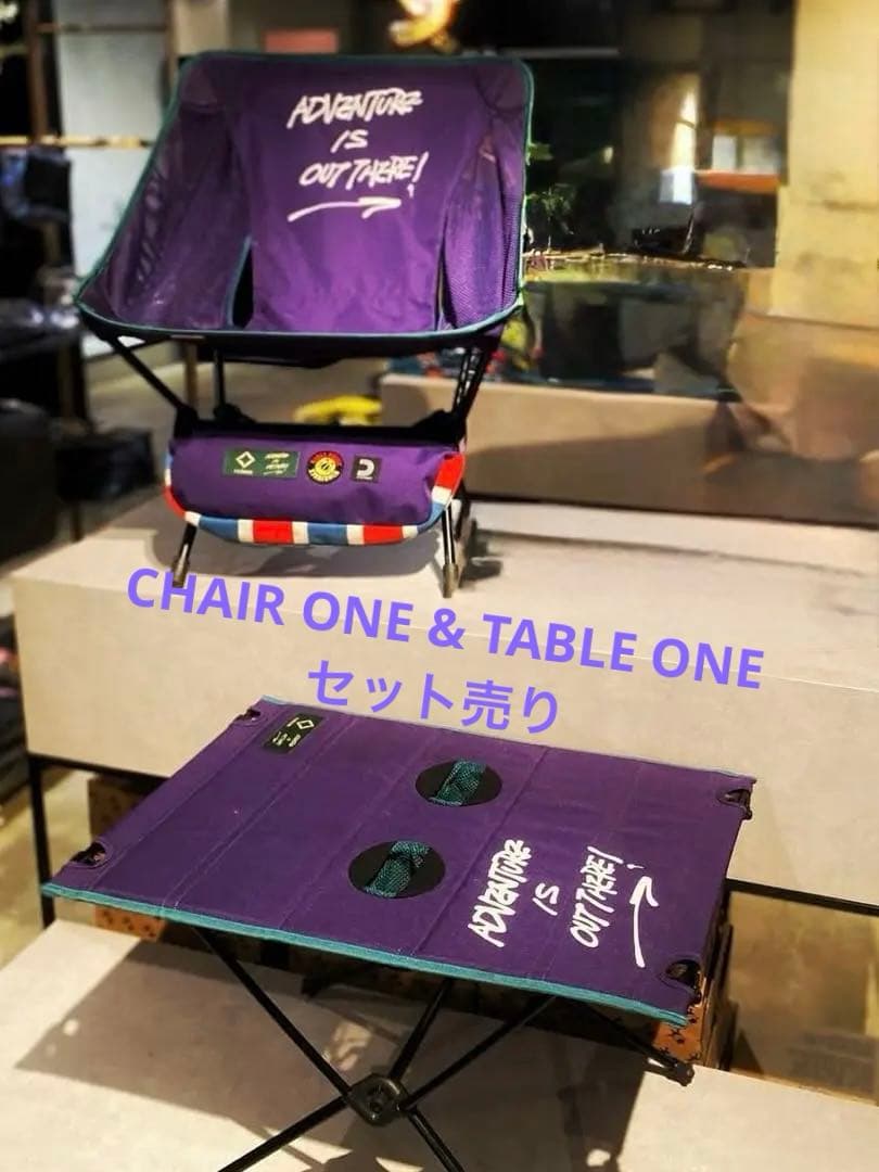 テーブル・チェア・ハンモック CHAIR ONE & TABLE ONE AIOT! ver.
