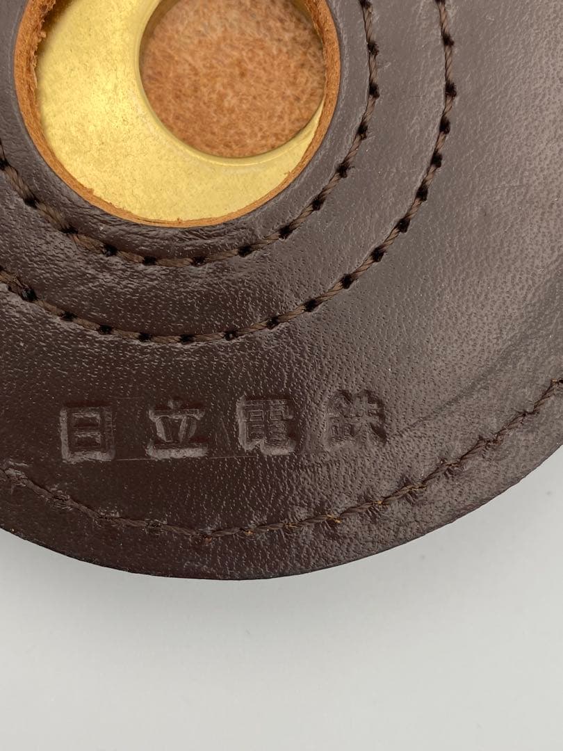 日立電鉄 タブレットキャリアケース 革製 鉄道グッズ