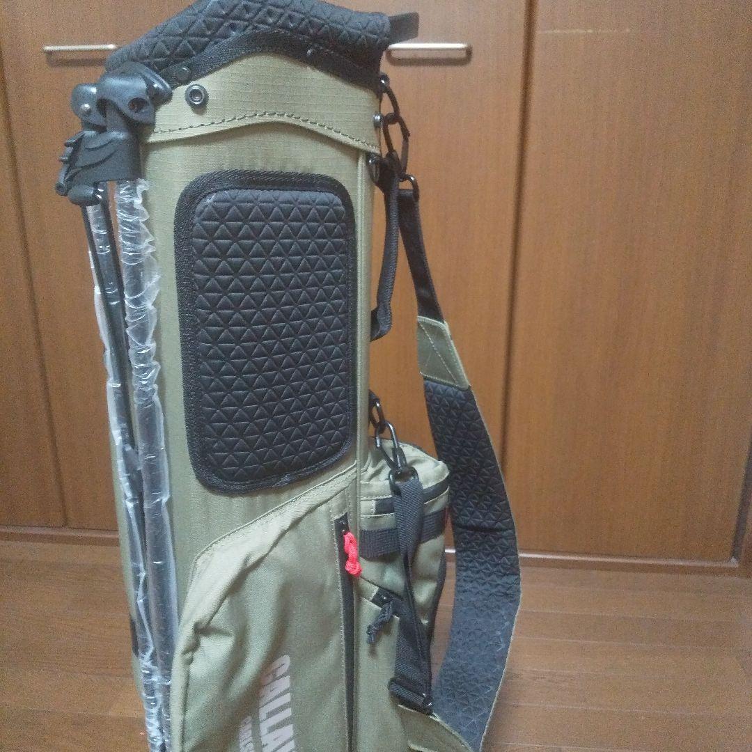 CALLAWAY レイドバックスタンドキャディバッグ カーキ色 カバー付き