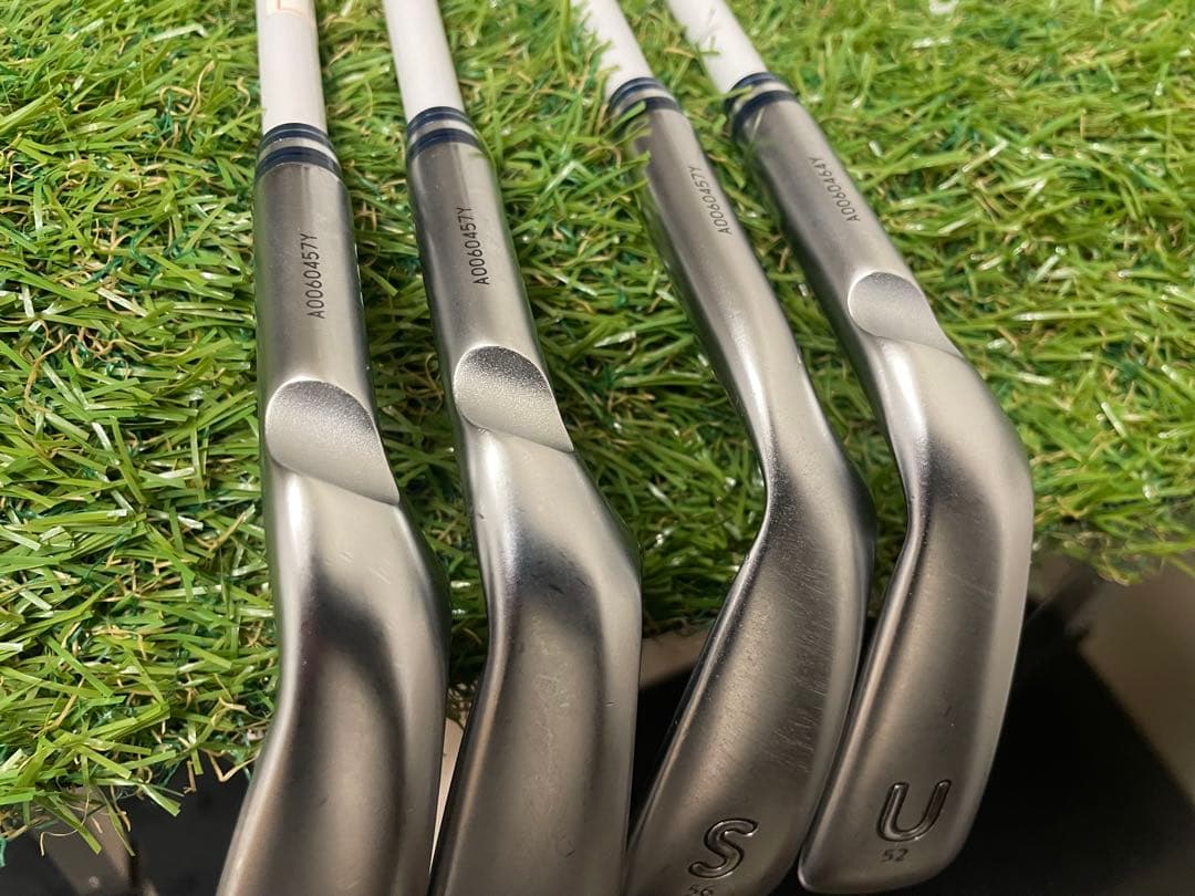 PING gle3 レディースアイアン 4本セット　A 純正カーボン