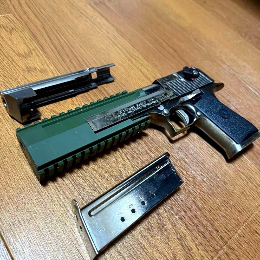 東京マルイ　旧式　デザートイーグル　ガスガン　カスタムパーツと元パーツ付き