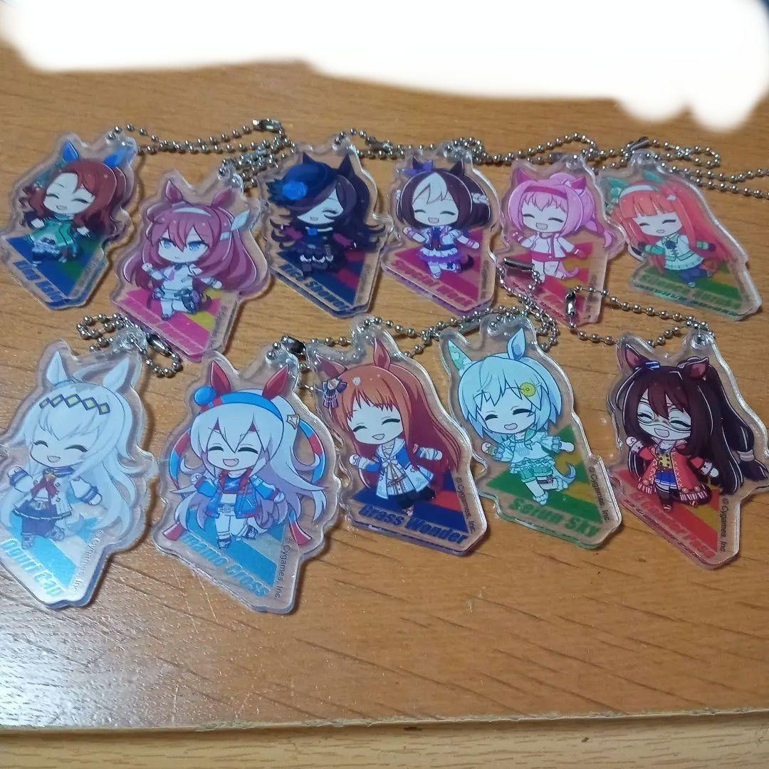 ウマ娘 アクリルキーホルダー セット ゴルシ以外