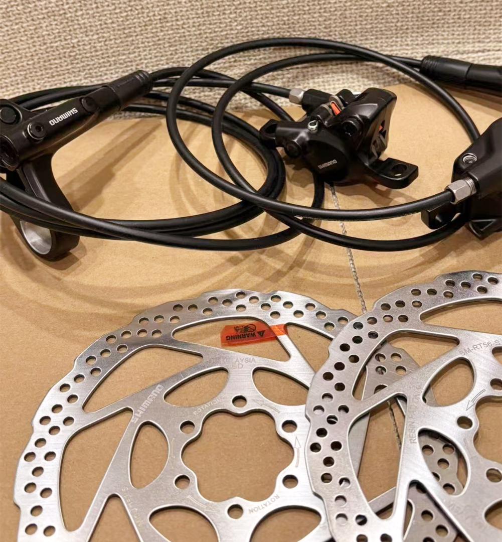 シマノMT200油圧ディスクブレーキ+RT56ローター160mm２枚セット