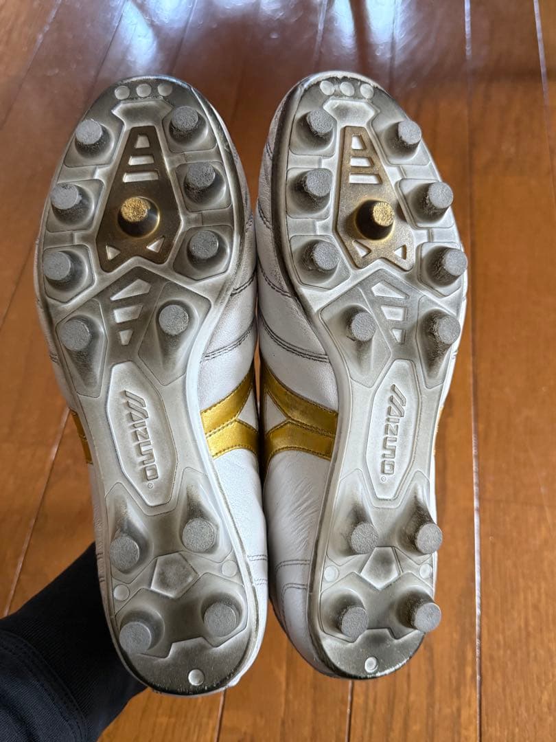 MIZUNO MORELIA II JAPAN ホワイト/ゴールド　25.5cm