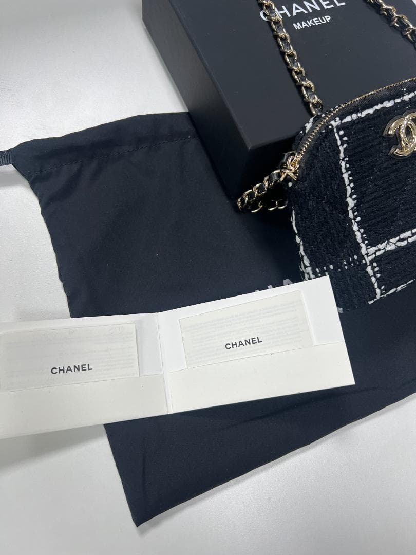 ✨VIP顧客へ数量限定 ツイードミニバッグ ブラック・ホワイト