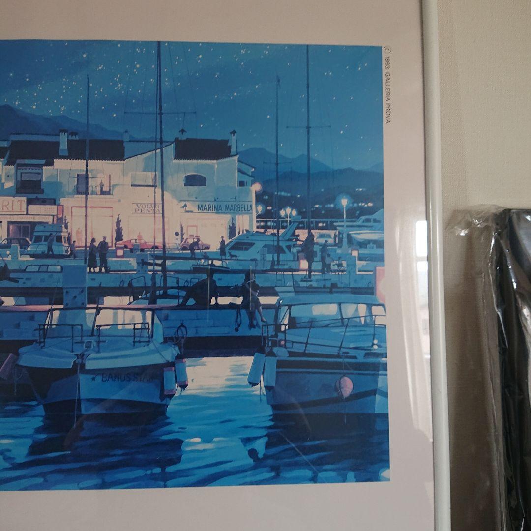 笹倉鉄平 プエルトバヌス ポスター 額つき