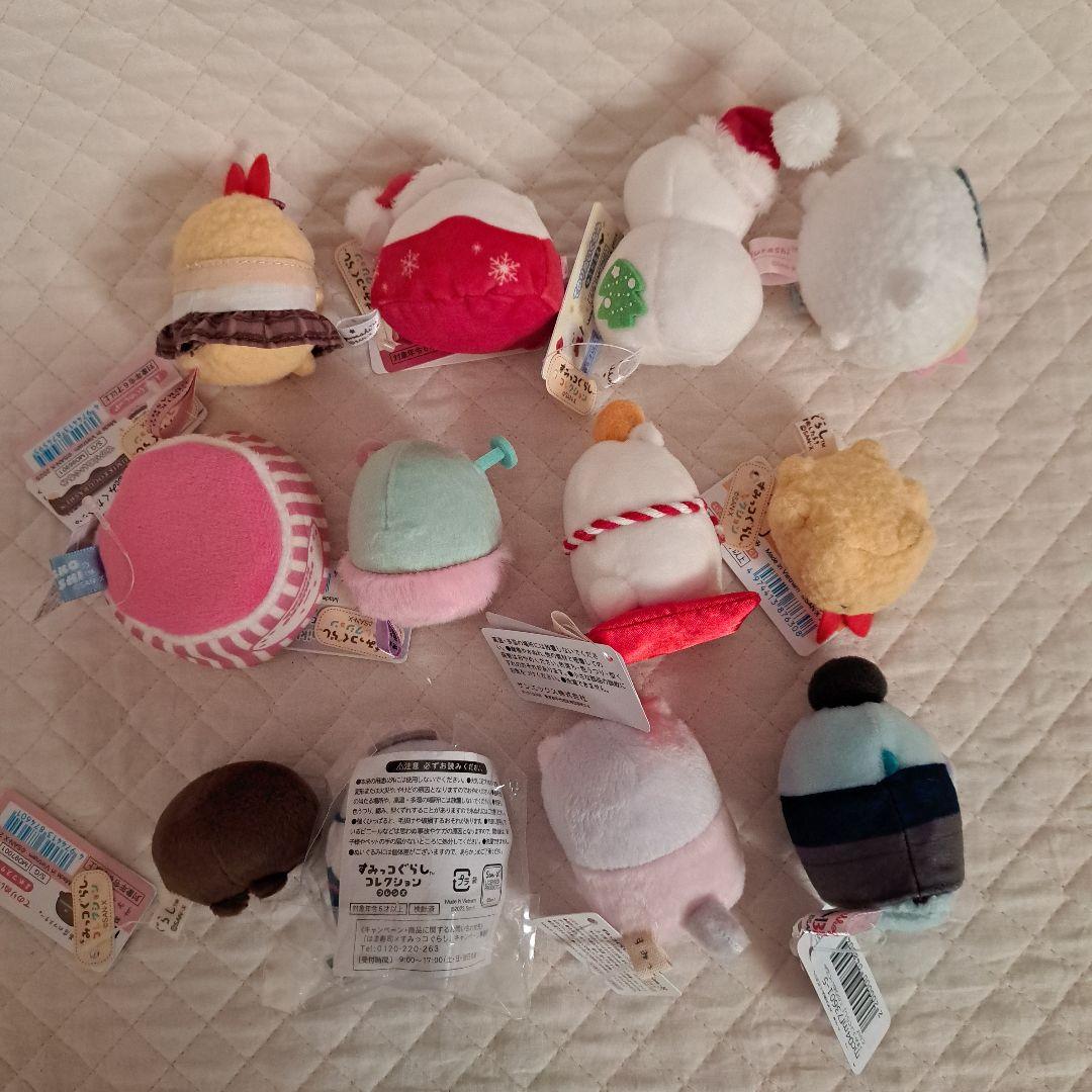 すみっコぐらし　てのりぬいぐるみ　お正月　クリスマスなど 12点セット