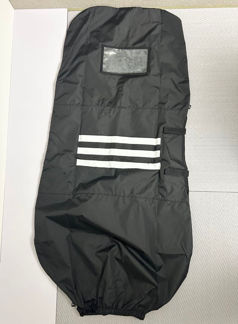 ⑥ adidas ホワイト/ブラック キャディバッグ　おまけ付き