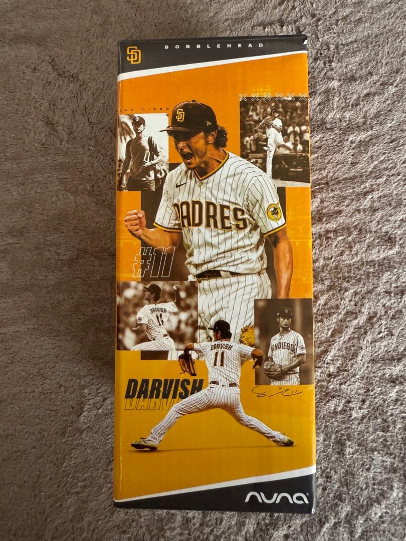 ダルビッシュ有3000奪三振 ボブルヘッド 球場限定品 ※キャップ後部微小傷アリ