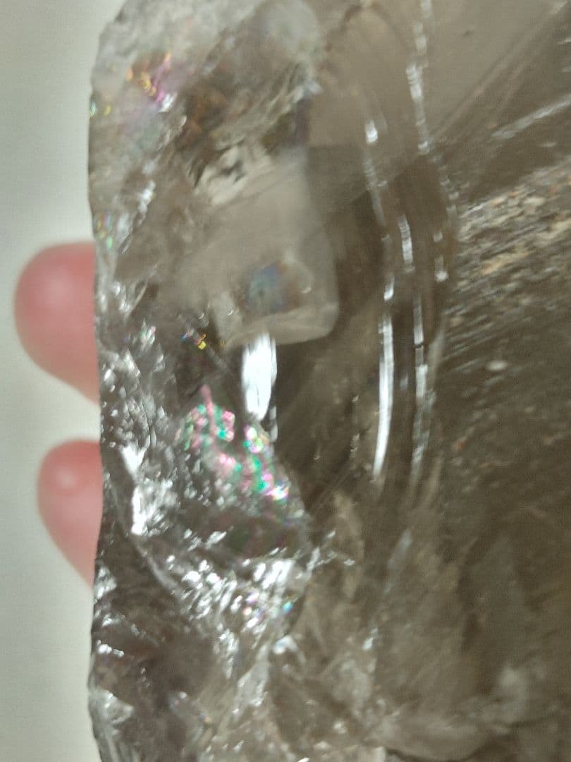 ブラジル産　ファントム　スモーキークォーツ　原石　797g