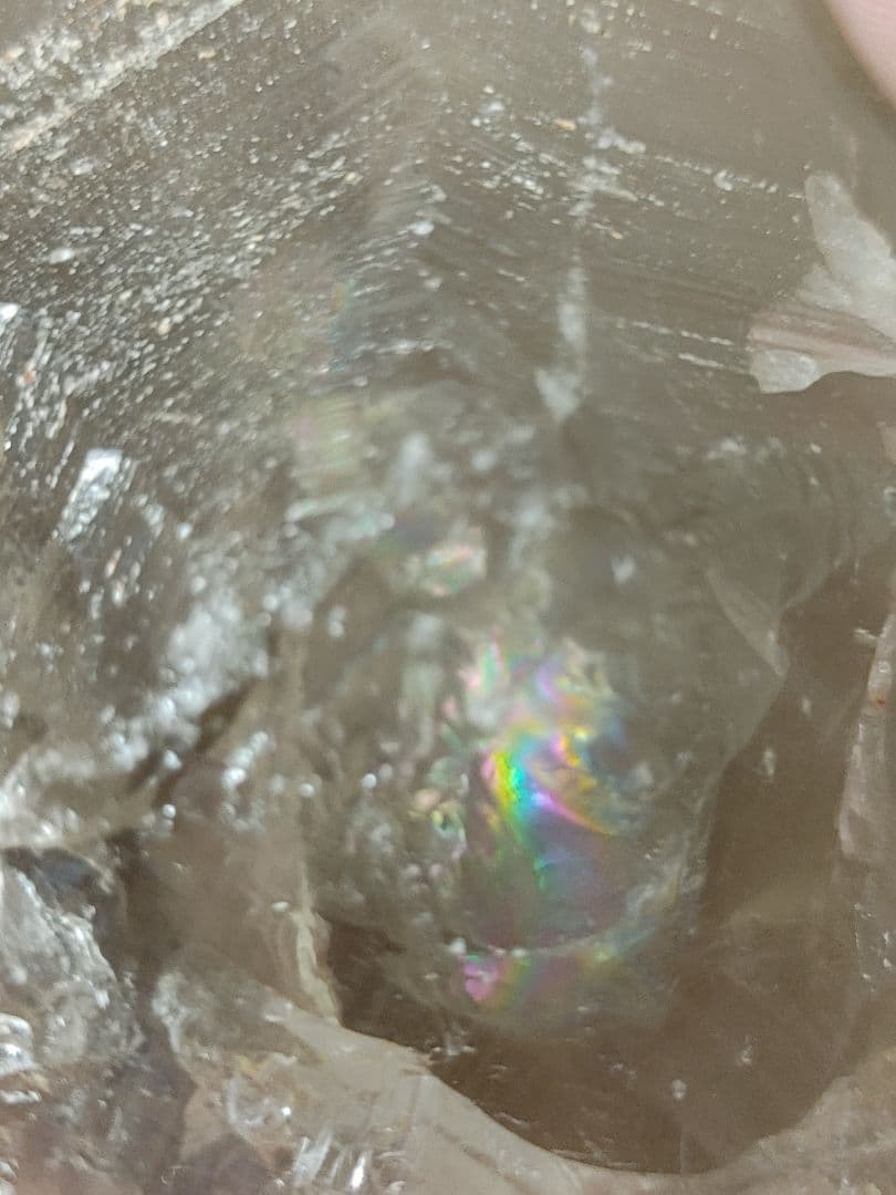 ブラジル産　ファントム　スモーキークォーツ　原石　797g