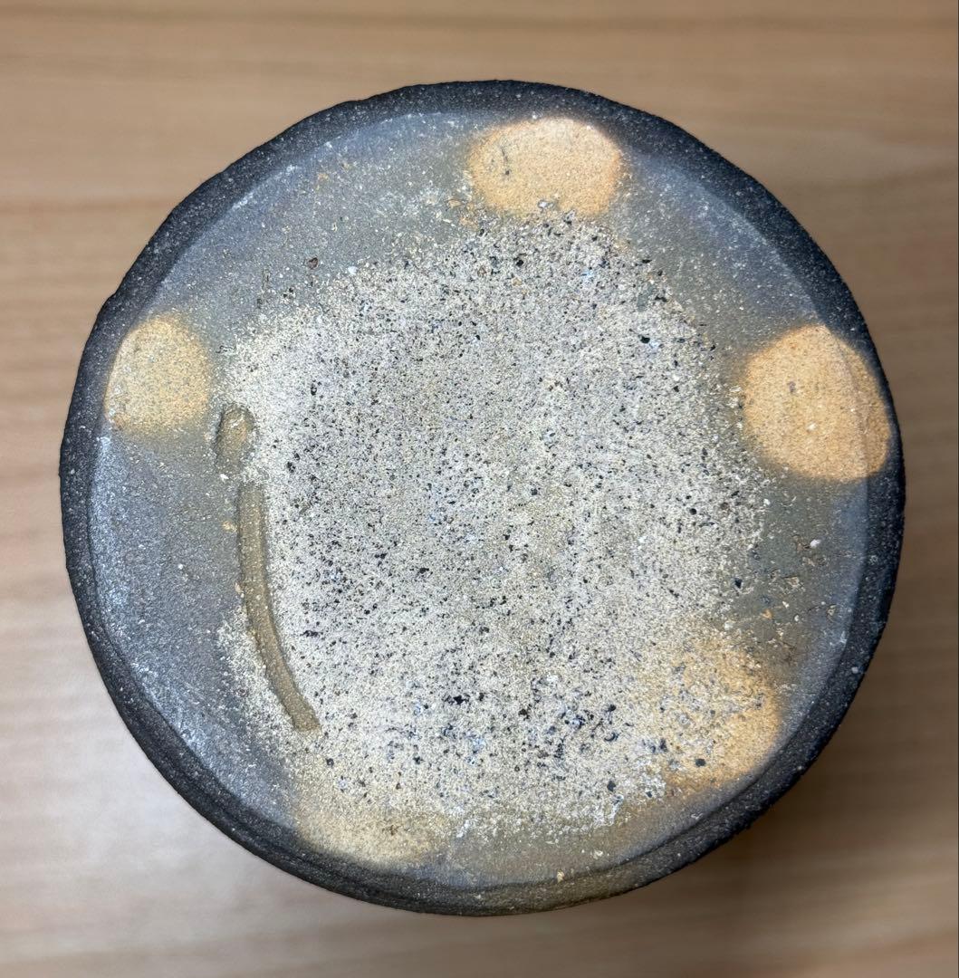 丹波焼 石田陶春 筒型 花入 花器 華道 茶道 共箱 #1021004