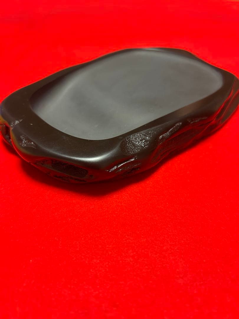 【値下げ中！】鍋倉山龍渓硯　秀石作　書道具