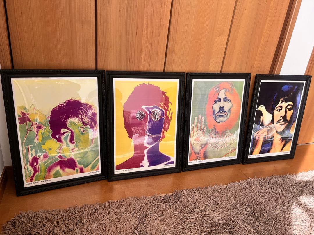 1週間限定値下げThe Beatles メンバー全員の限定ポスター