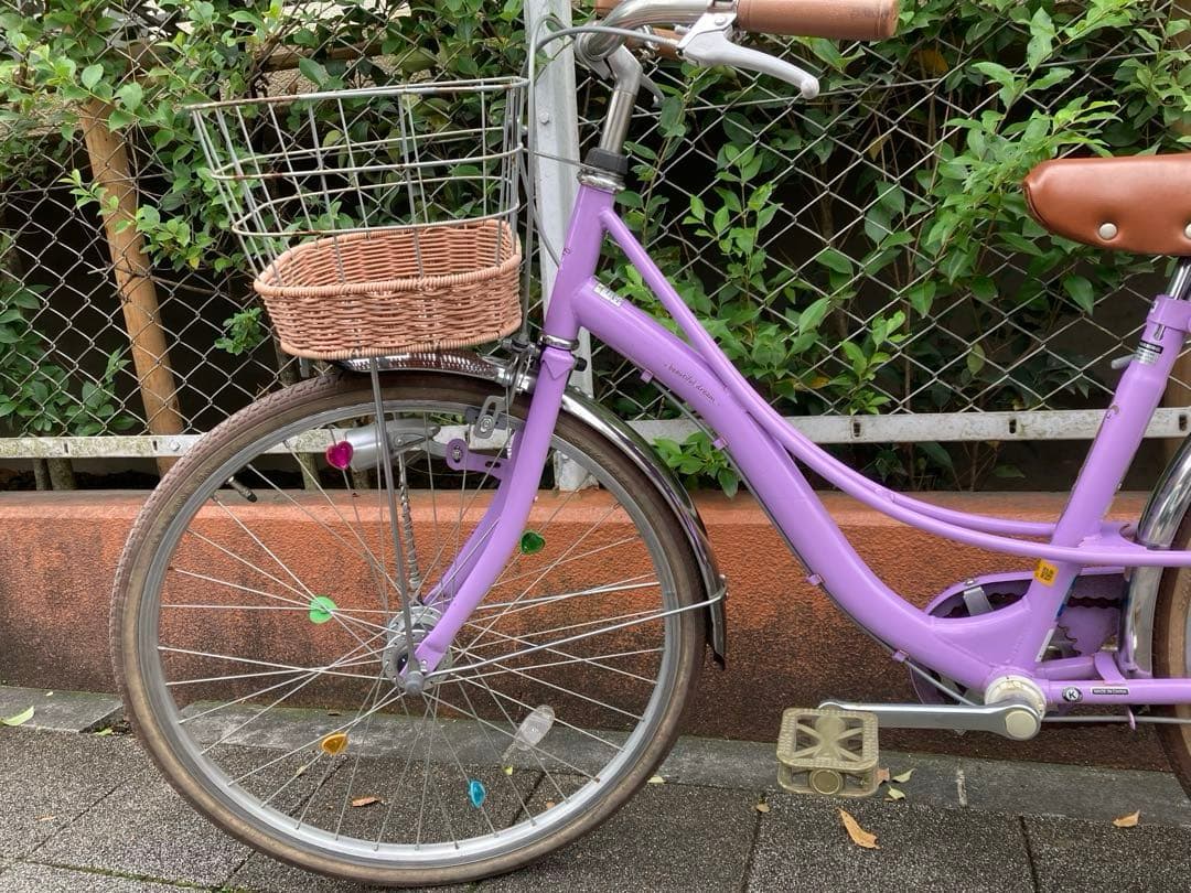 あさひ ASAHI フェリーク ジュニア 自転車24インチ パープル