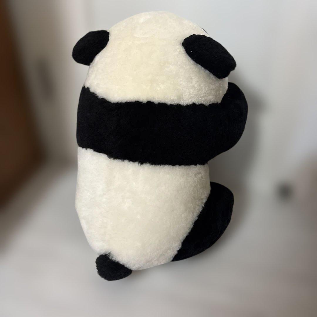 パンダ ぬいぐるみ。リアルムートンで制作まで６ヶ月で届きました。