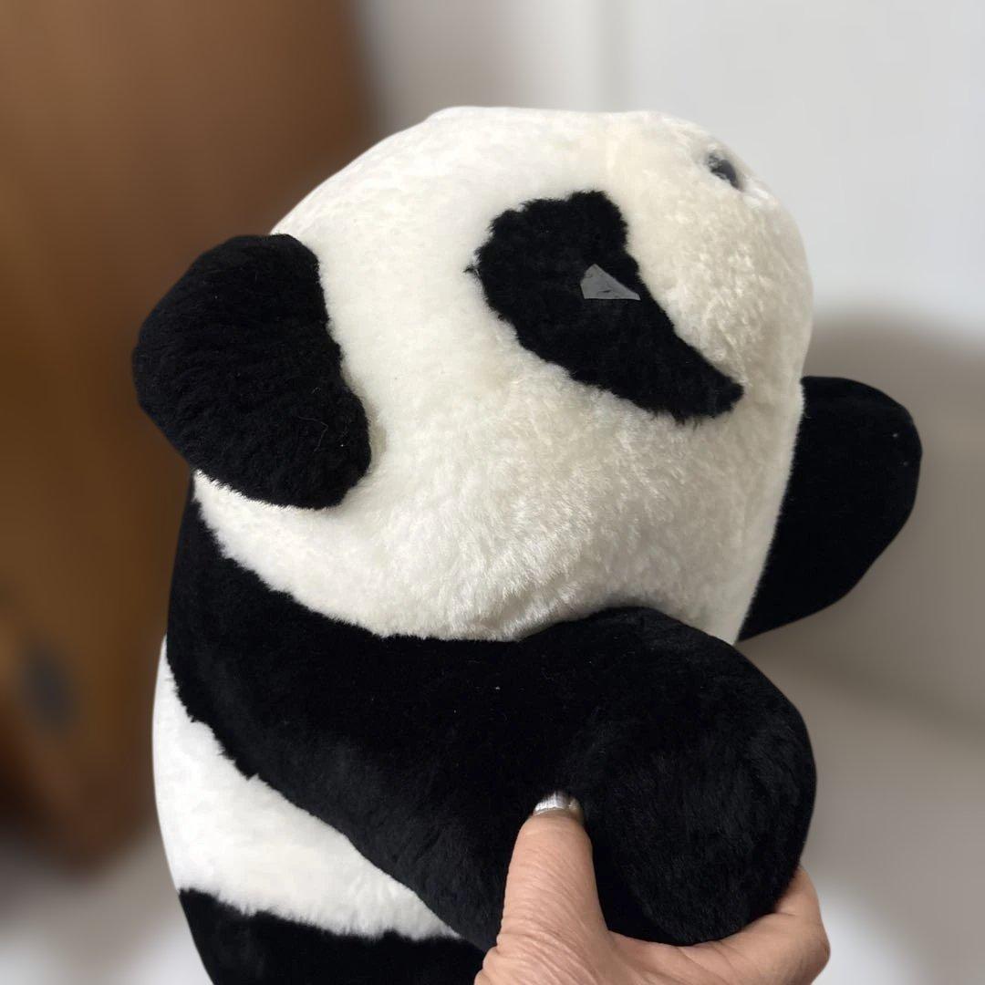 パンダ ぬいぐるみ。リアルムートンで制作まで６ヶ月で届きました。
