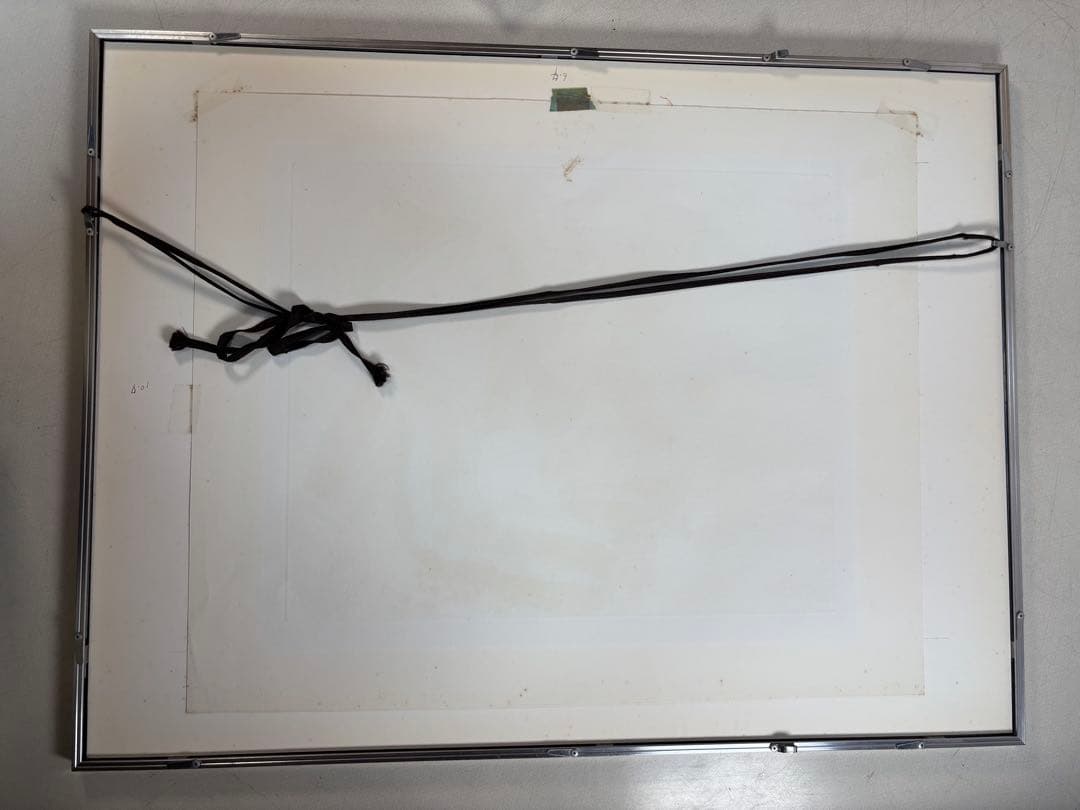 銅版画家 小池暢子 作　1978年「乾いた浜をみるマロック人形 」11/50