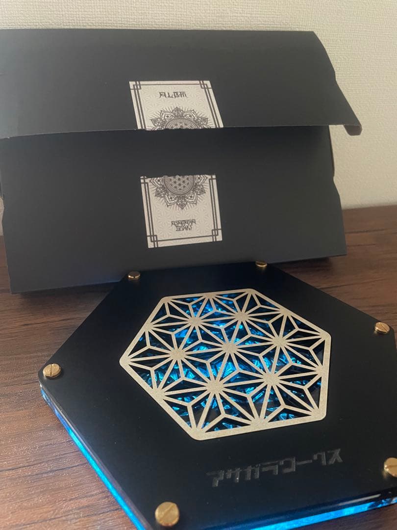 アサガラワークス　LEDコースター