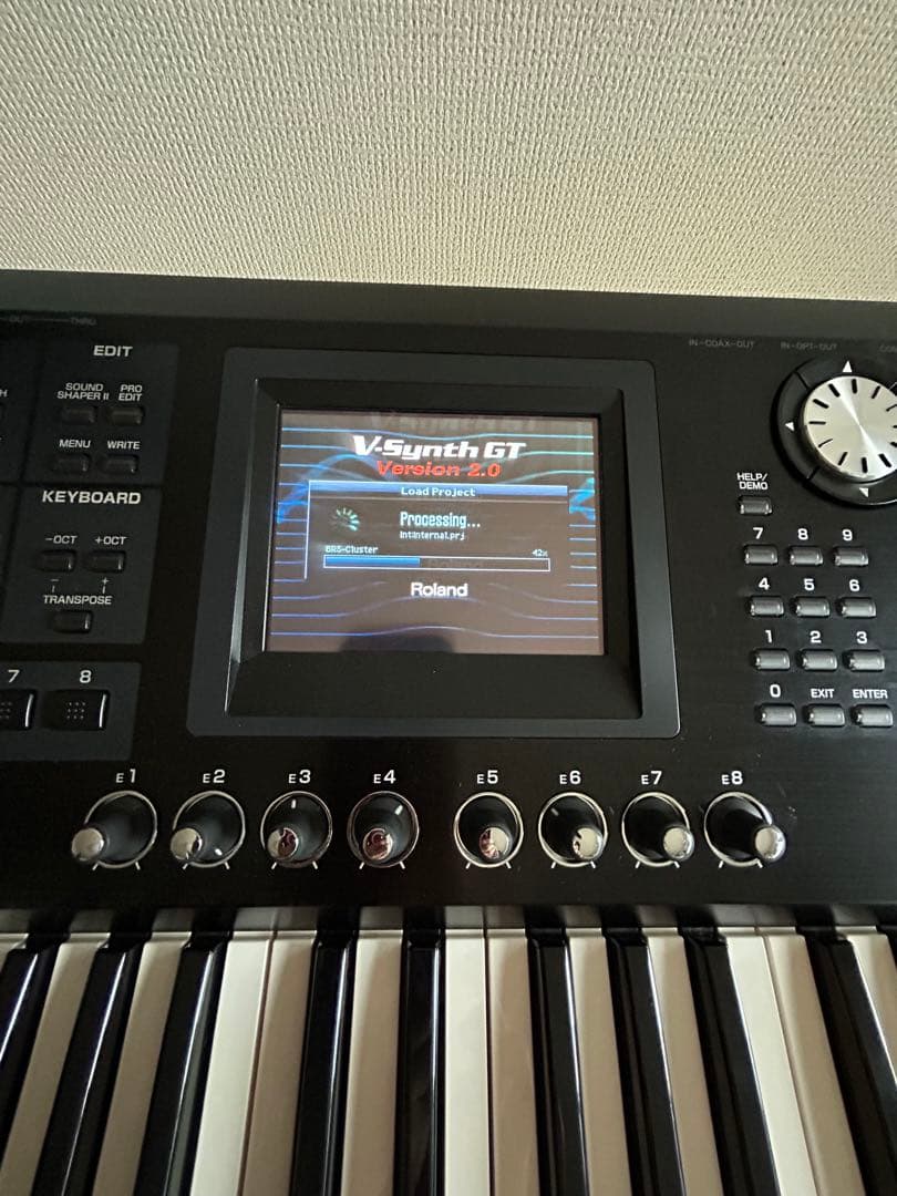 V-Synth GT Version2.0 61鍵シンセ、ボコーダー 超美品