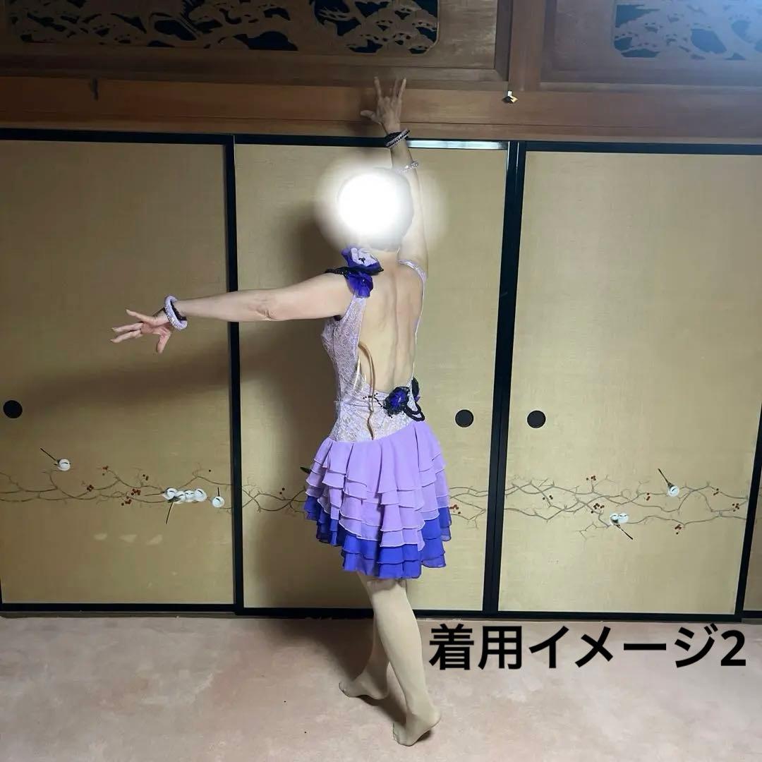 社交ダンスドレス　イヤリング付き