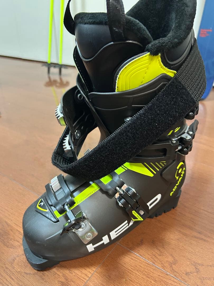 スキーブーツ ヘッド　黒緑　25.5センチ