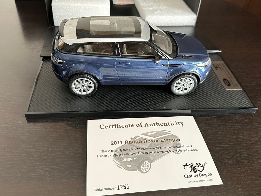 Century Dragon レンジローバー イヴォーク 1/18 ミニカー