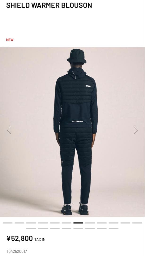 TFW49 SHIELD WARMER BLOUSON 黒　Lサイズ　サンプル品